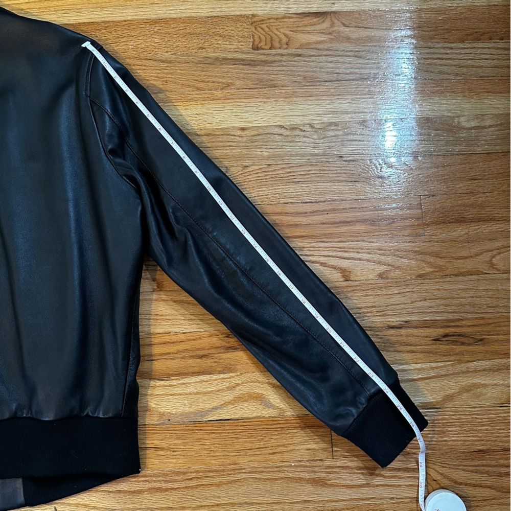 The Kooples Teddy Leather Varsity Jacket - Picture 12 of 13